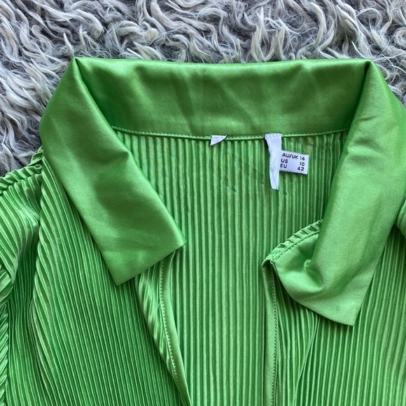 NWOT Princess Polly Venga Cropped Green Long Sleeve Top - Picture 7 of 8